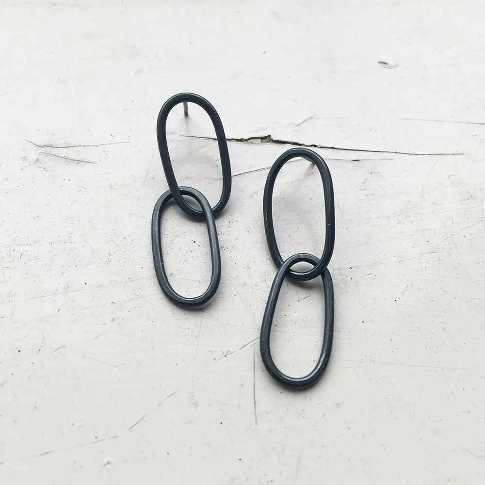 Soikea Kaksi Earrings Silver