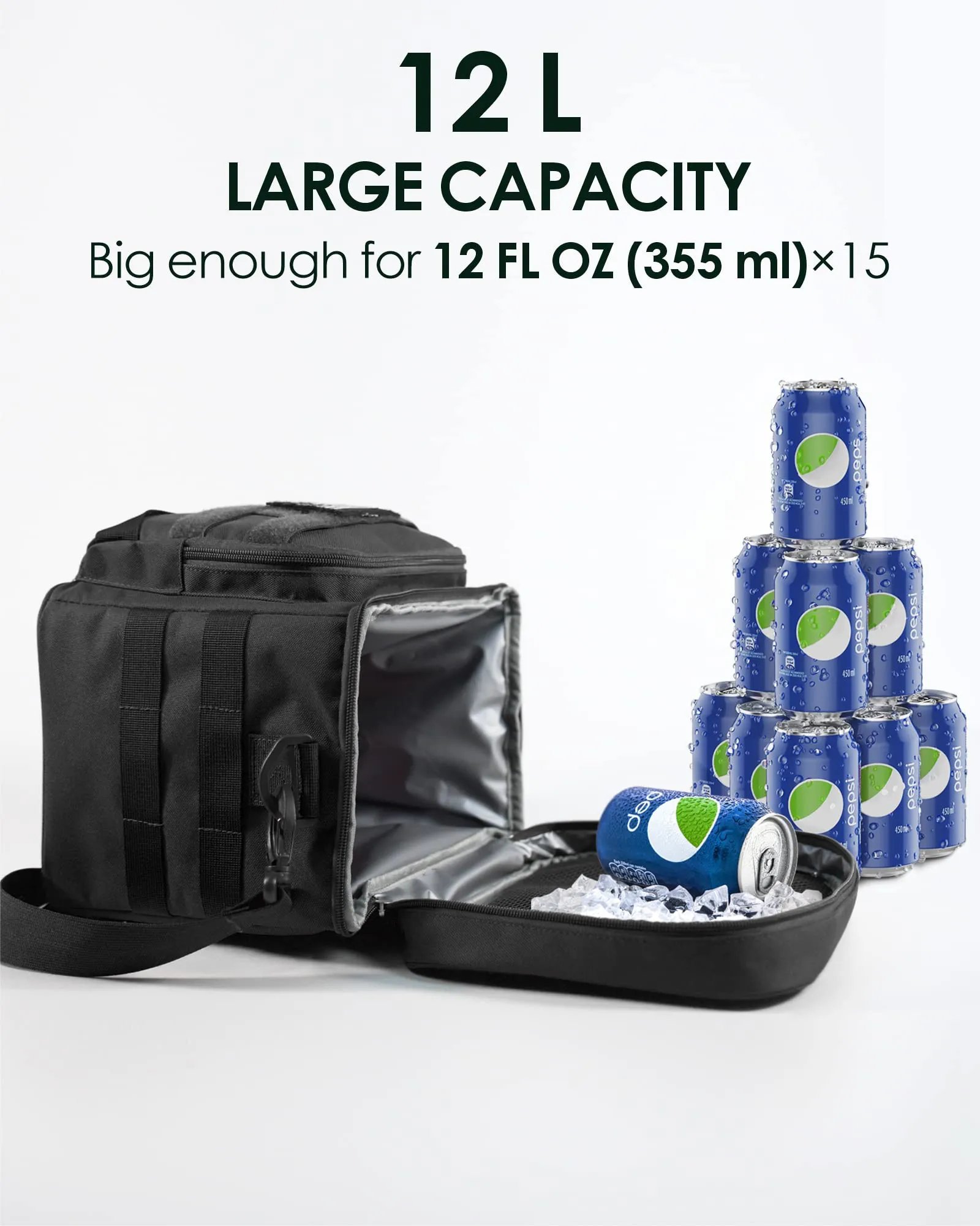 TBL04 Insulated Lunch Bag Tactical Soft Cooler Bag for Men