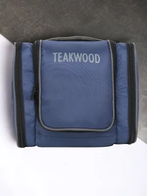 Teakwood Polyester Toiletry Kit Bag Blue - Clearance sale