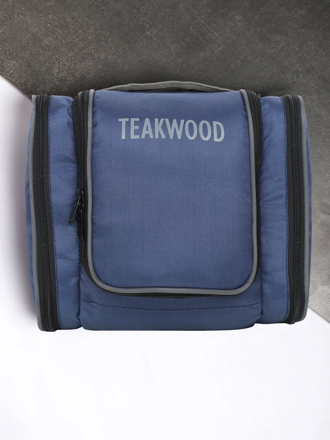 Teakwood Polyester Toiletry Kit Bag Blue - Clearance sale