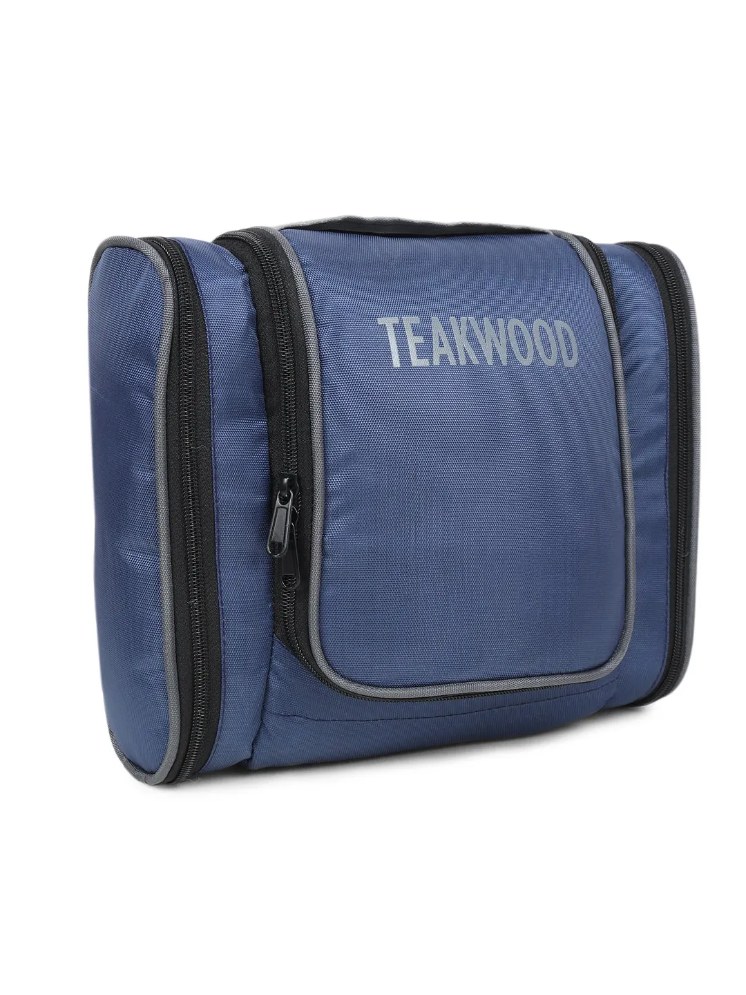 Teakwood Polyester Toiletry Kit Bag Blue - Clearance sale