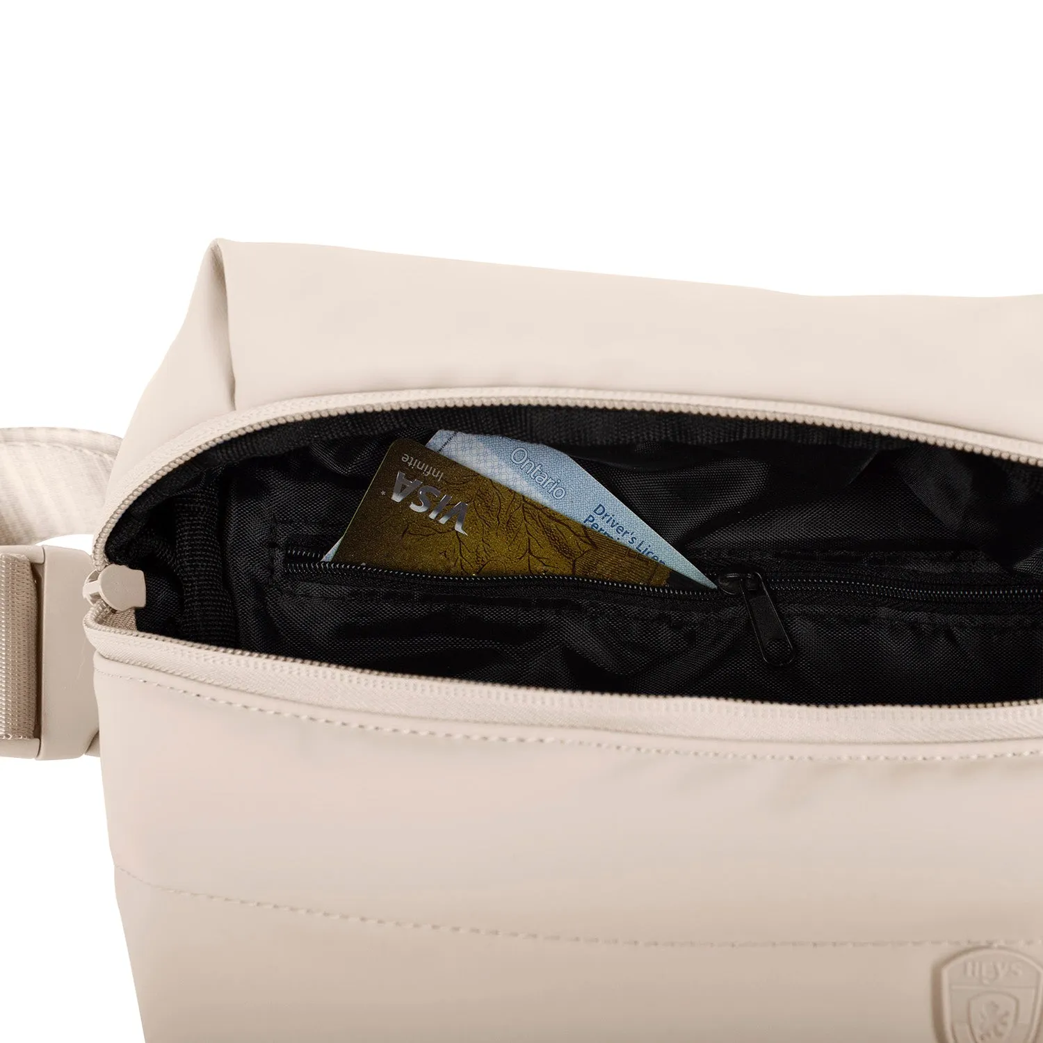 The Puffer Waist Bag - Ivory