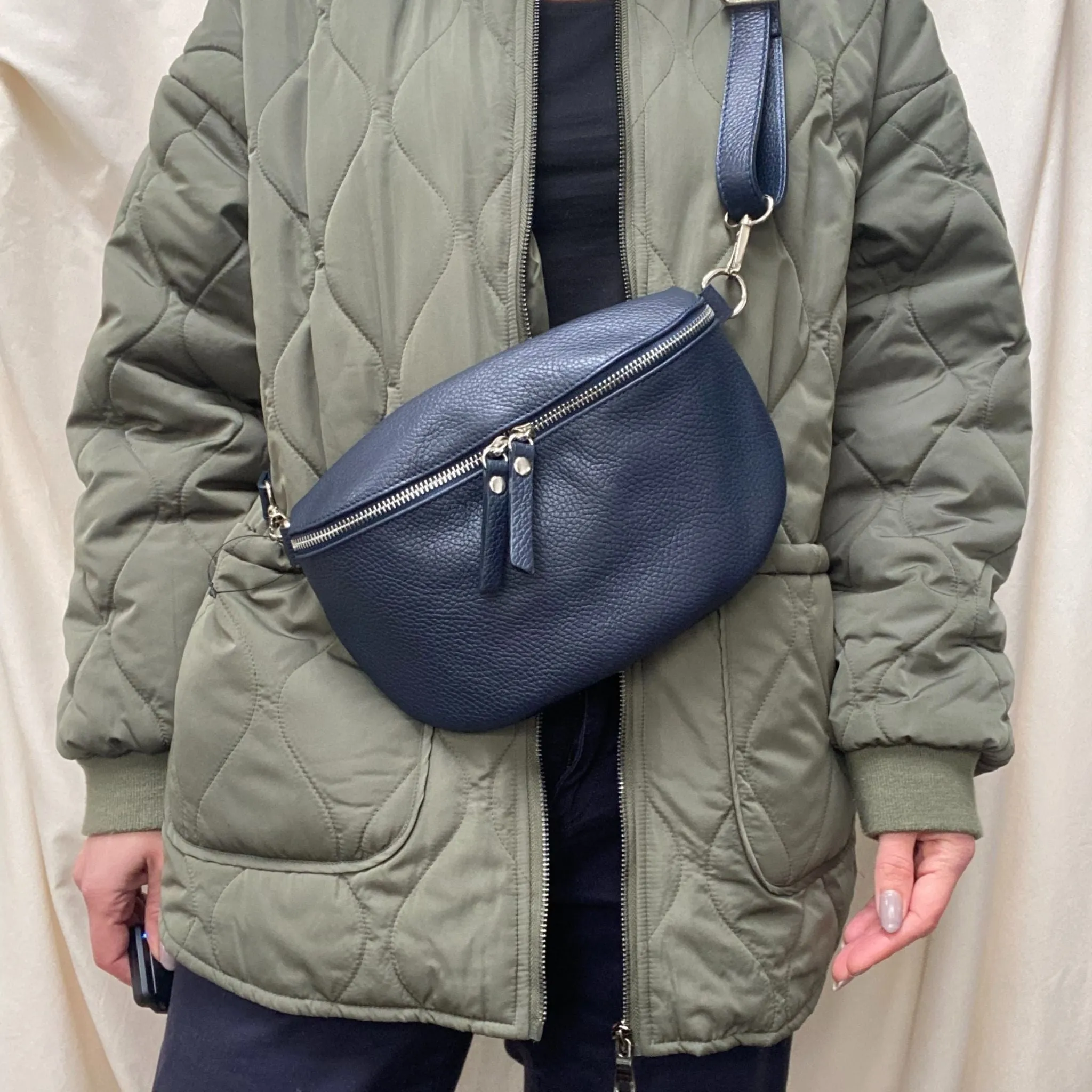 The 'Regular' Leather Bumbag / Sling Bag