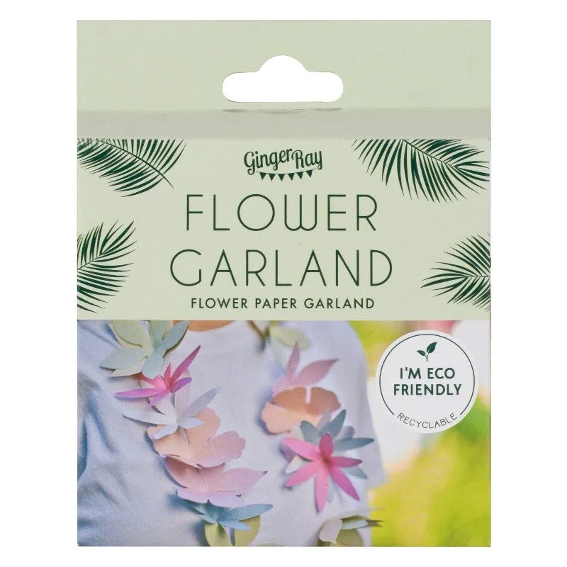 Tiki Tropical Flower Garland
