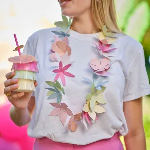 Tiki Tropical Flower Garland