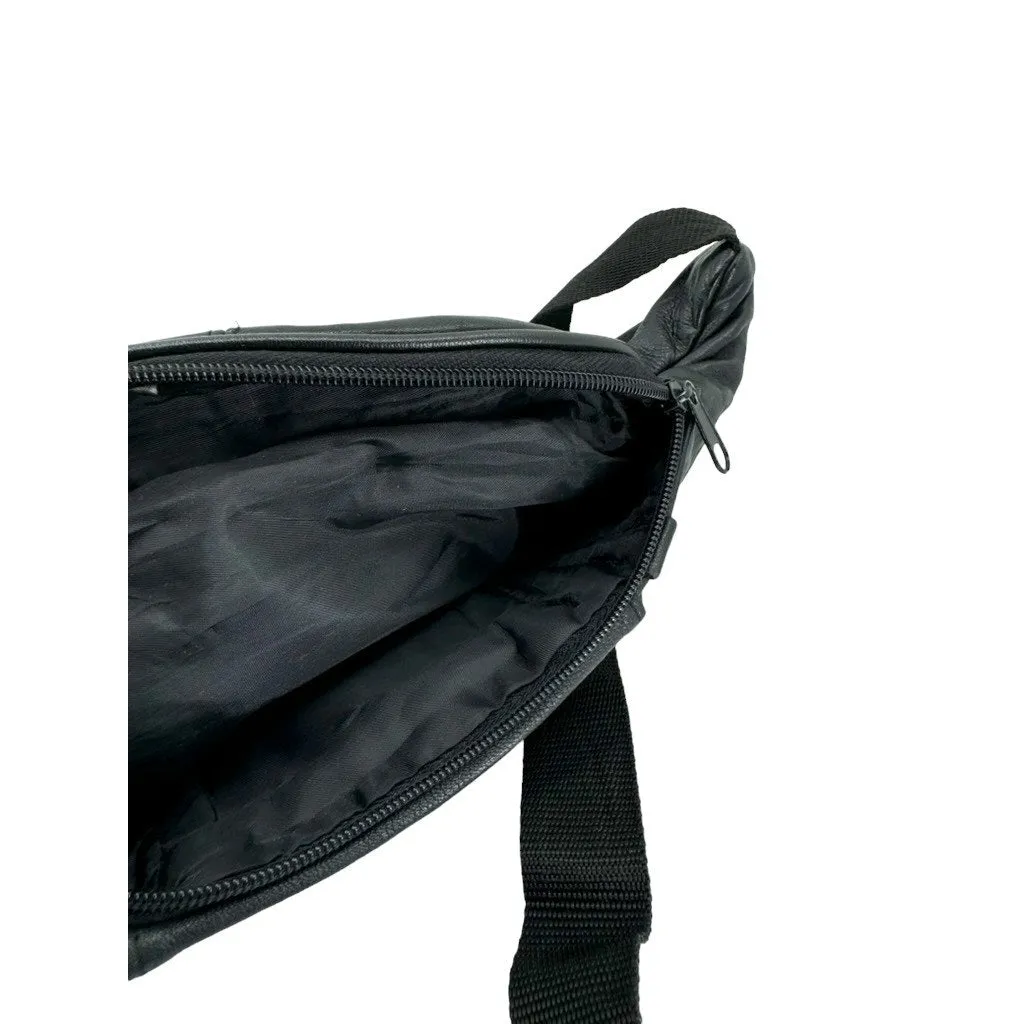 Vintage Lavor Soft Leather Crossbody Utility Waist Belt Bag