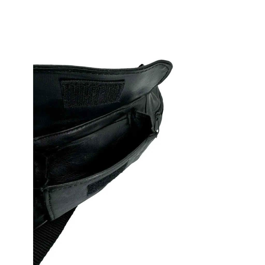 Vintage Lavor Soft Leather Crossbody Utility Waist Belt Bag