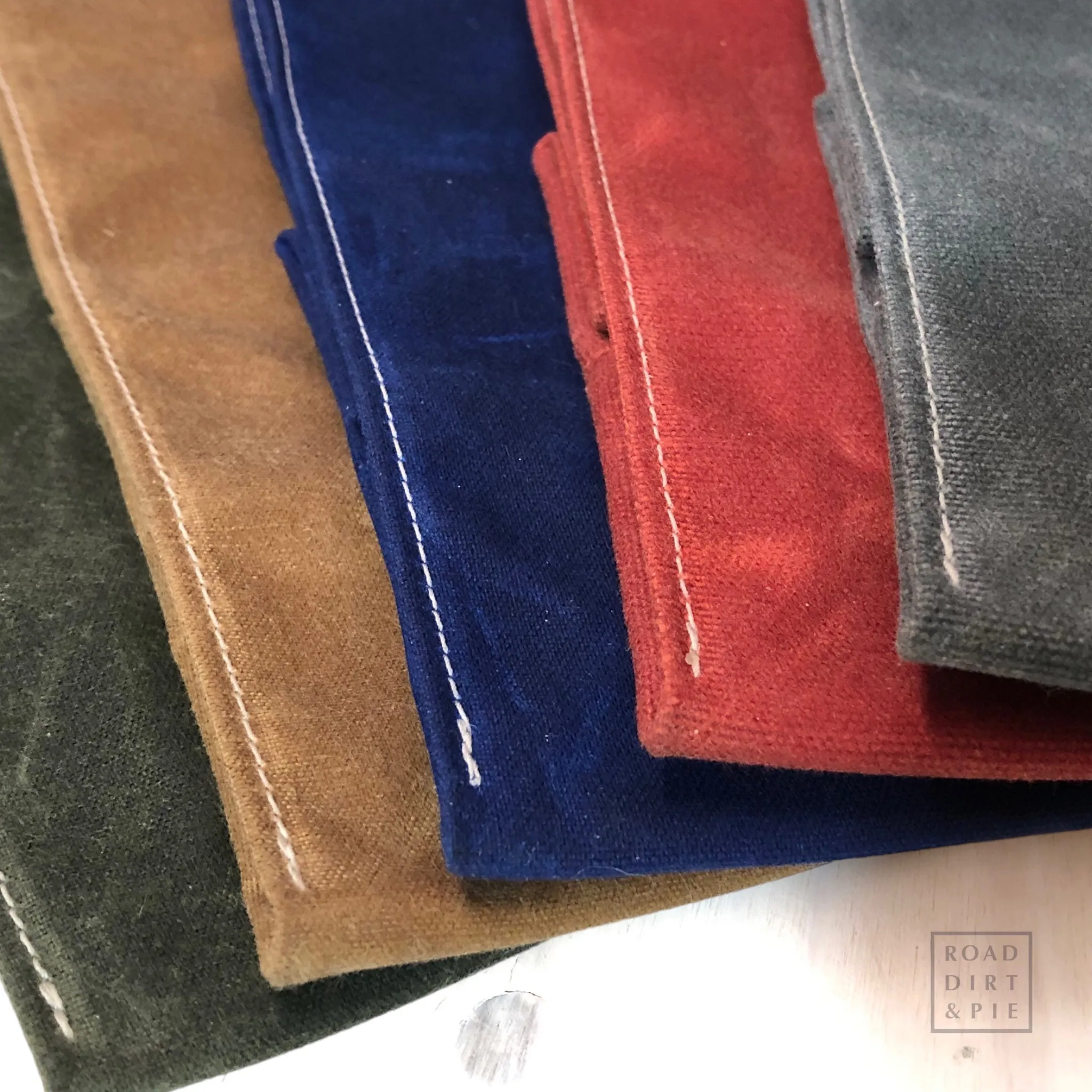 Waxed Canvas Reusable Shopping Bag - All Color Options