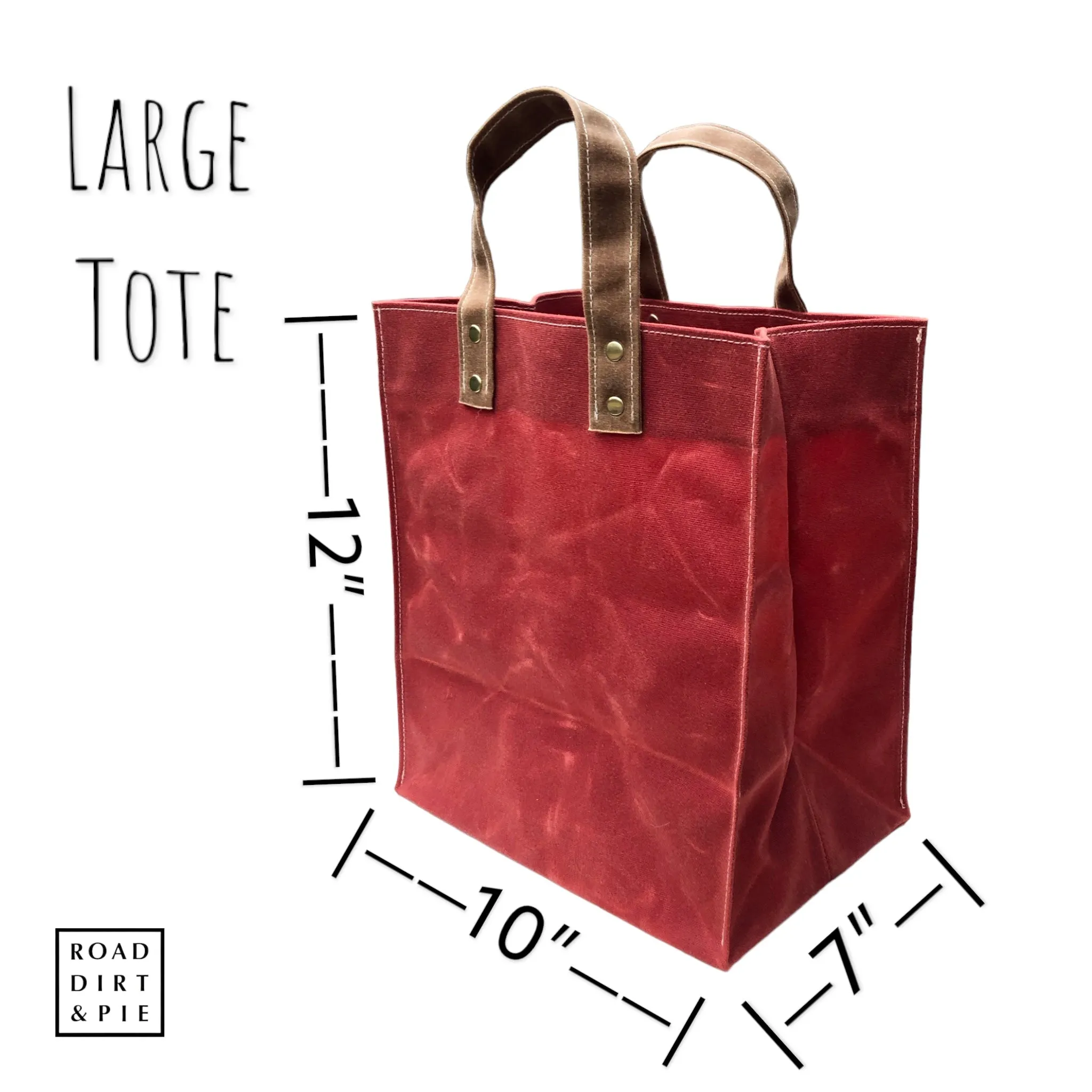 Waxed Canvas Reusable Shopping Bag - All Color Options