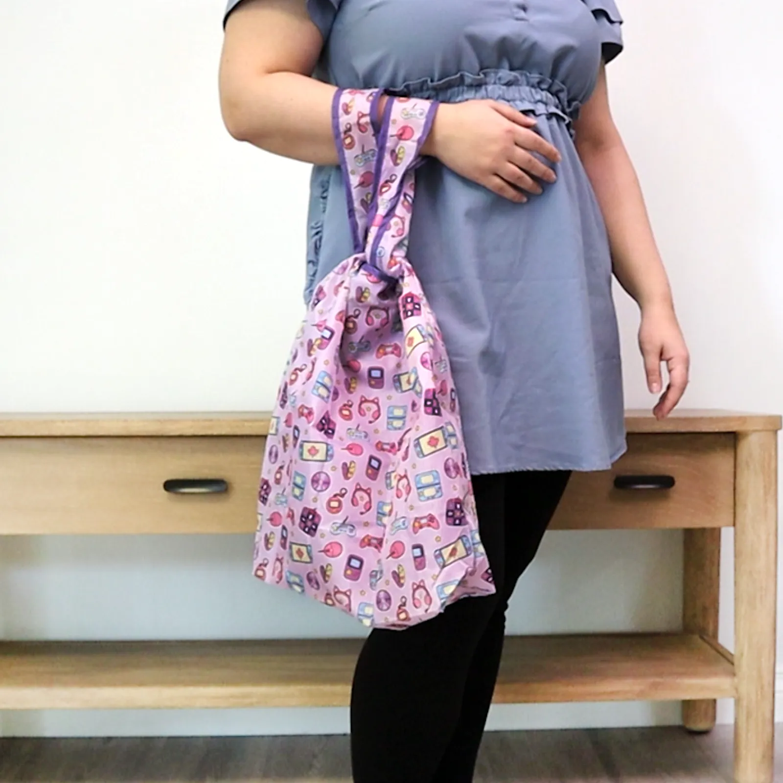 WHOLESALE "Video Game" Reusable Nylon Bags - 10 Pieces