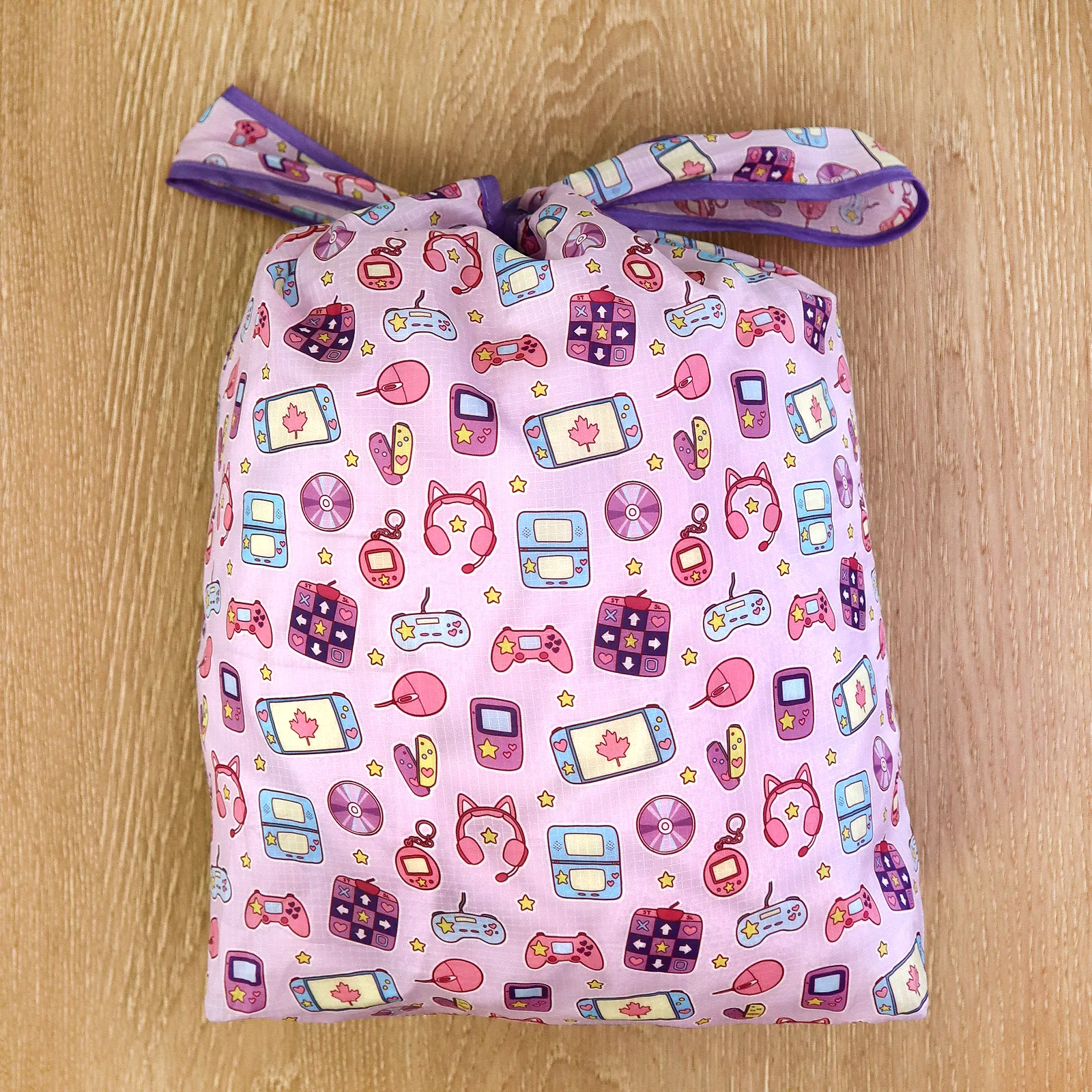WHOLESALE "Video Game" Reusable Nylon Bags - 10 Pieces