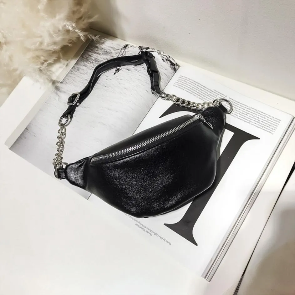 Women's Summer PU Leather Messenger Crossbody Bag | Women's Waist Pack