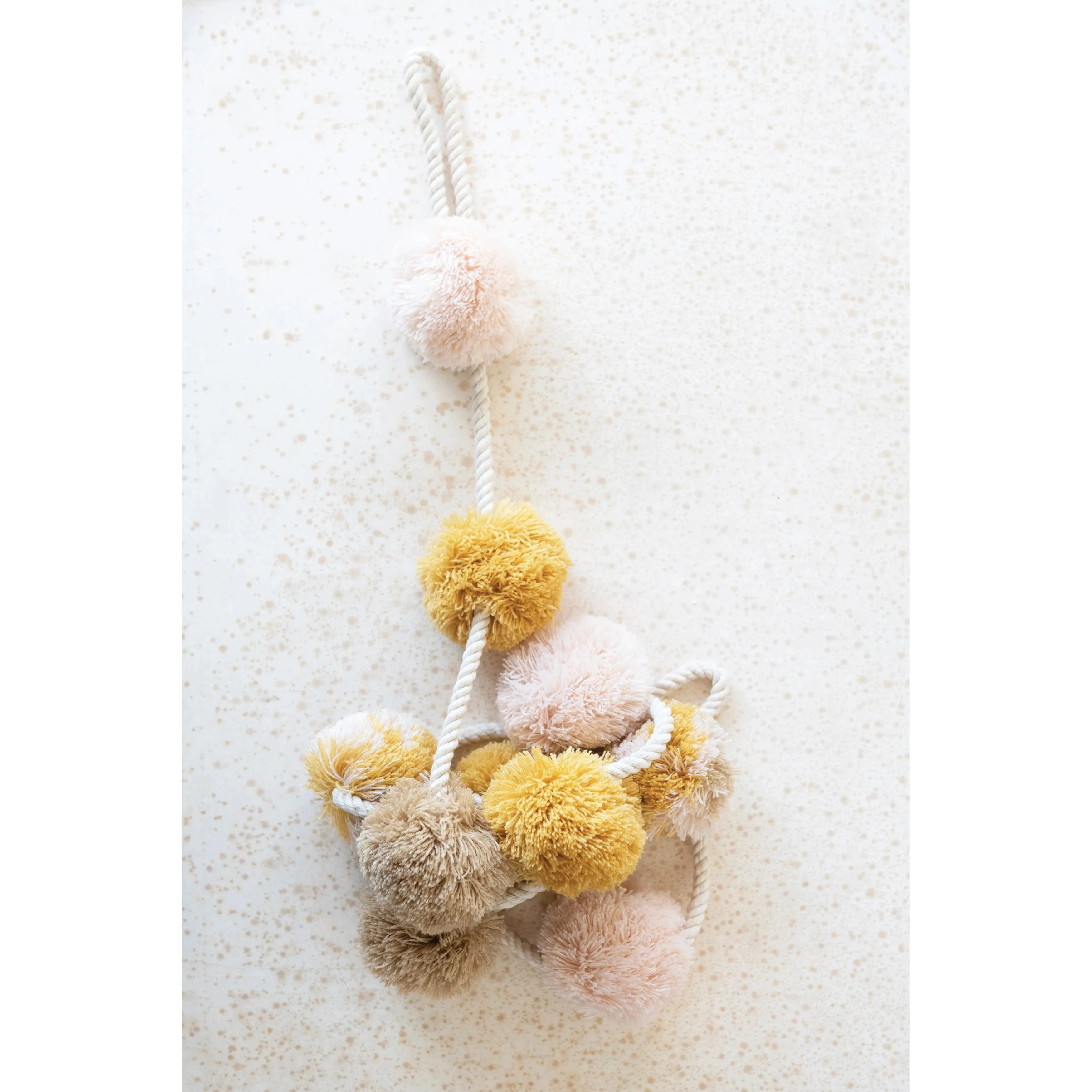 Wool Pom Pom Garland - 72"